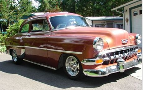 1954 CHEVY 2-DR. POST